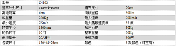 电动昂仁尘推车C4102